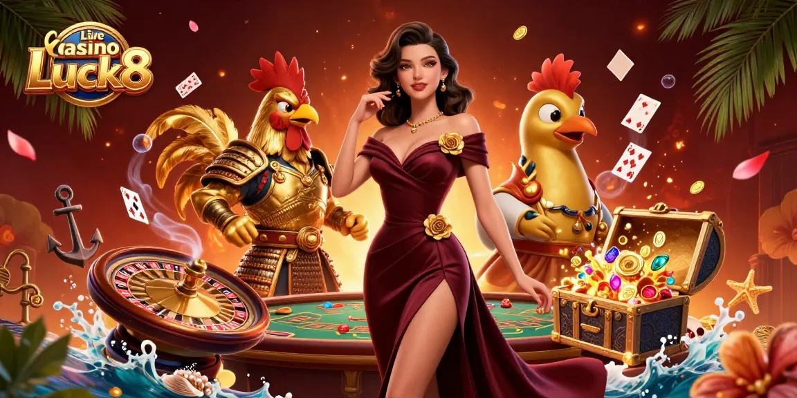 Experience thrilling gameplay at Live casino Luck8 with glamorous themes and engaging dealer action.