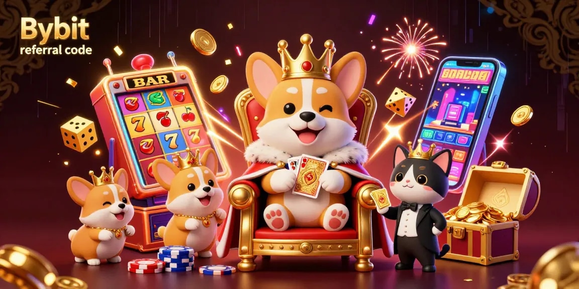 Spin the reels with Bybit referral code and boost your rewards in this vibrant casino scene.