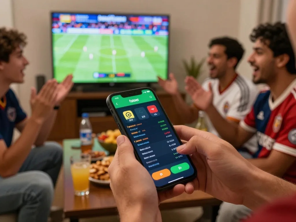 Experience the thrill of live betting on Fabet with friends during sports events.