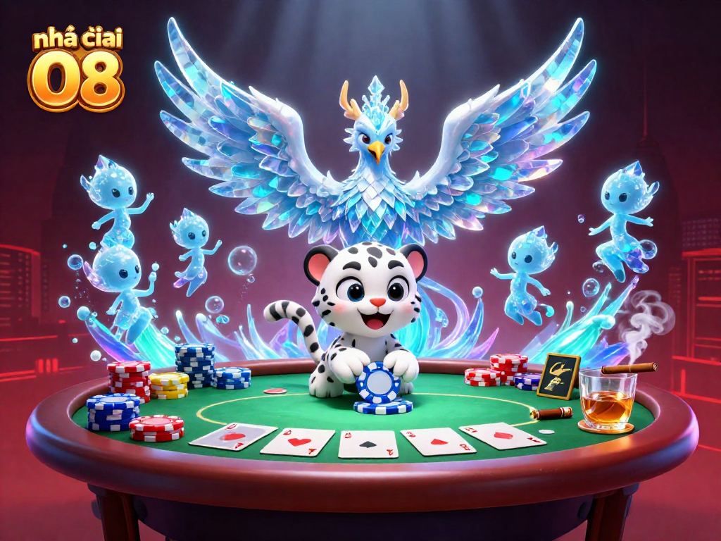 Play poker and explore the vibrant world of Nhà cái O8 with engaging characters.