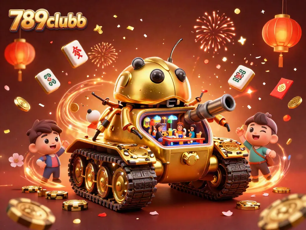 Play and win at 789clubb with engaging casino experiences in a colorful illustration.
