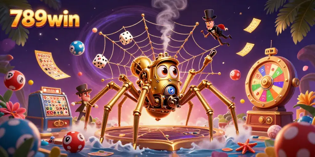 Engage with thrilling 789win gaming moments through this vibrant steampunk-themed scene.