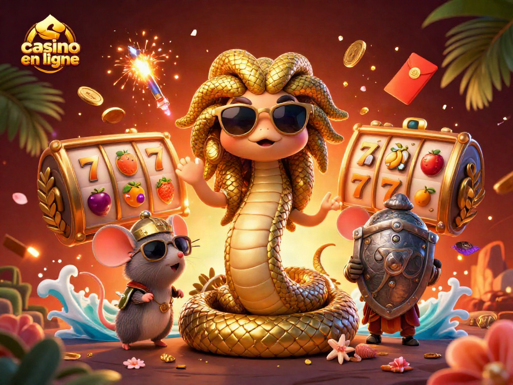 Faites l'expérience de casino en ligne avec des personnages 3D et des éléments de jeu dynamiques.