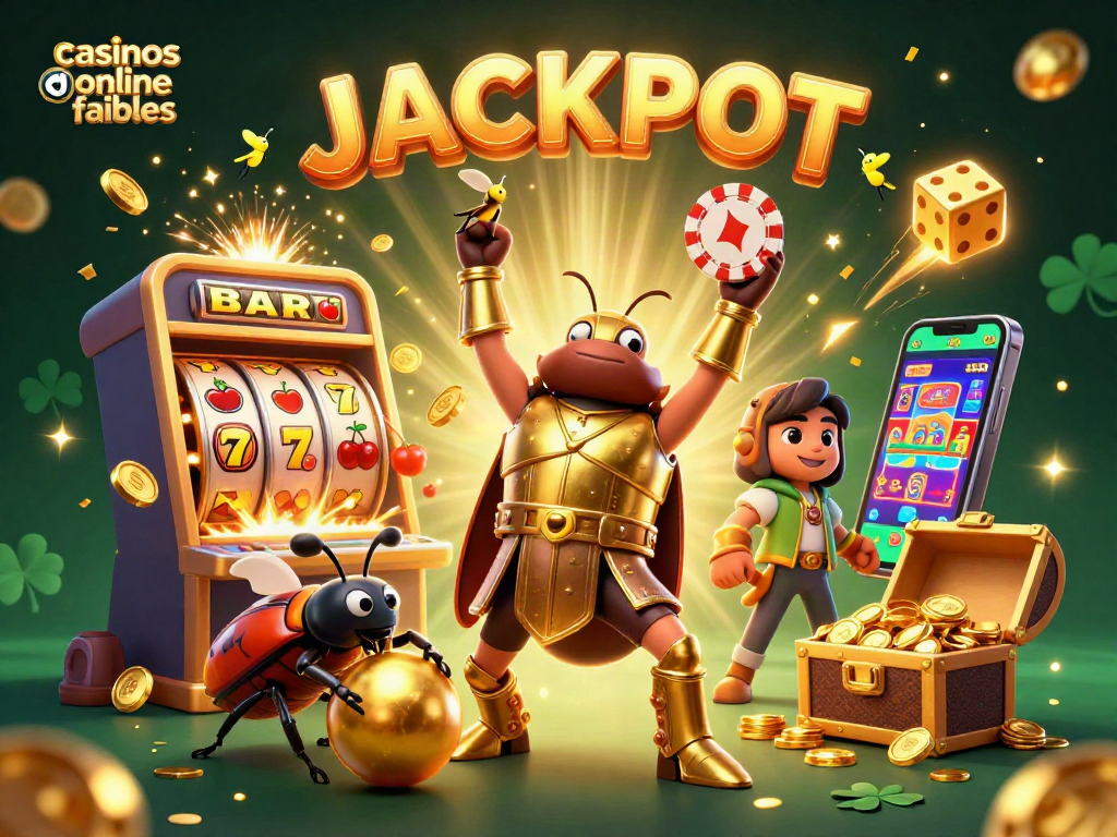 Gana en casinos online fiables con un diseño vibrante y elementos de jackpot atractivos.