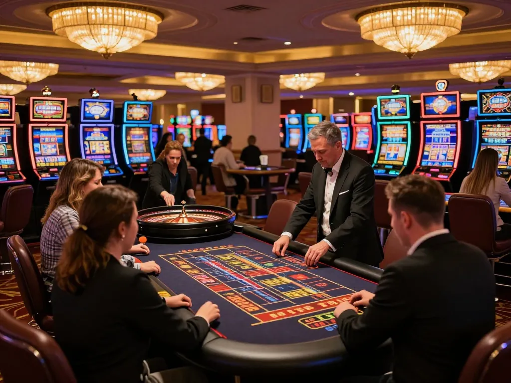 Players at CM88 casino enthusiastically placing bets on roulette table, showcasing a lively gaming atmosphere.