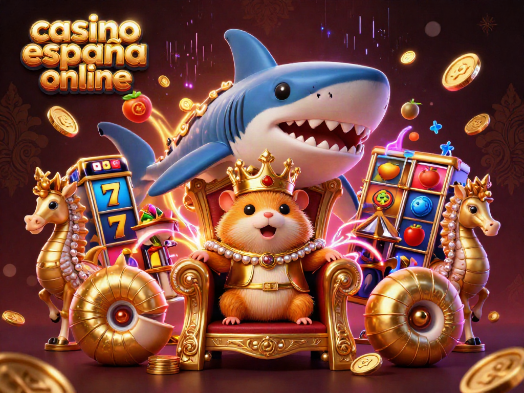 Disfruta en el casino españa online con tragamonedas, jackpots y un rey hámster sobre su trono.