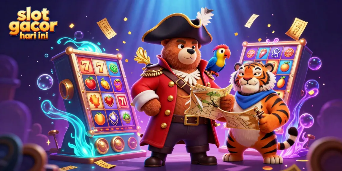 Experience the thrill of slot gacor hari ini with exciting wins and jackpot symbols cascading in vibrant colors.
