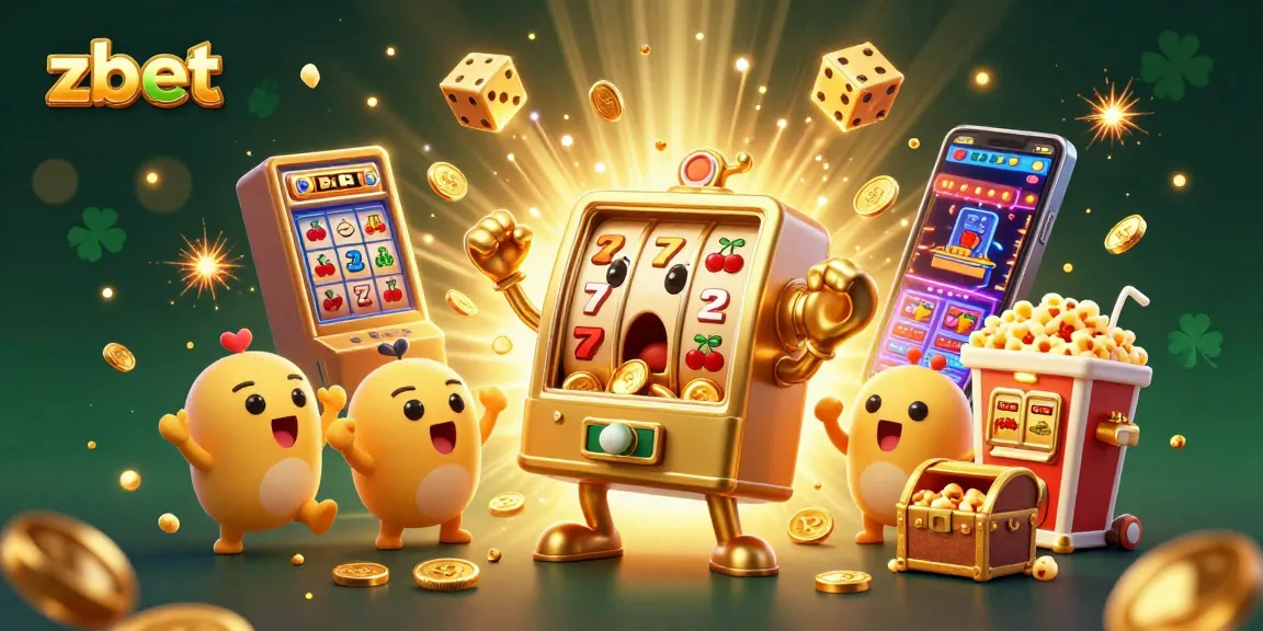 zbet slot machine wins, vibrant cartoon illustration of a winning jackpot moment filled with coins and excitement
