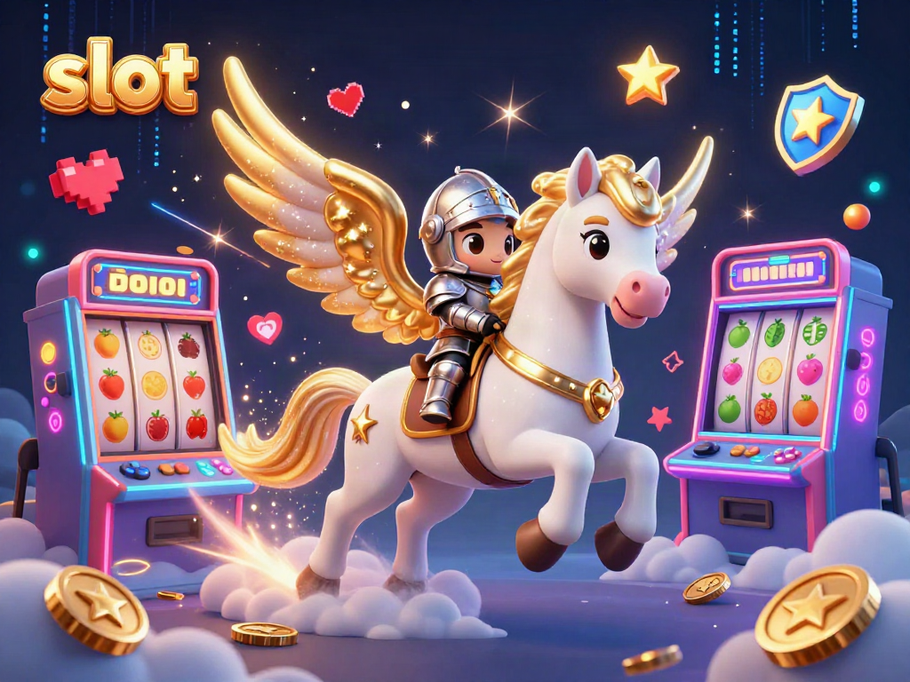 Experience the thrill of slot machines with vibrant characters and dynamic game elements.