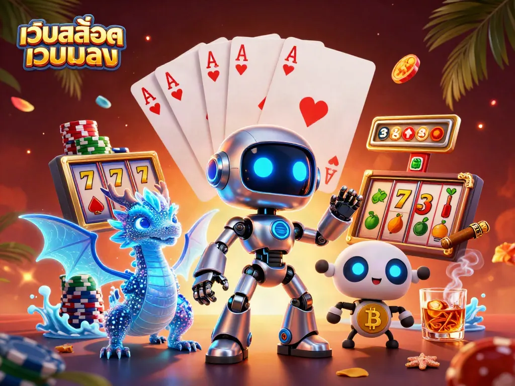 สล็อตเว็บตรงจัดแสดงในภาพ 3D พร้อมเกมสล็อตและเหรียญบิทคอยน์