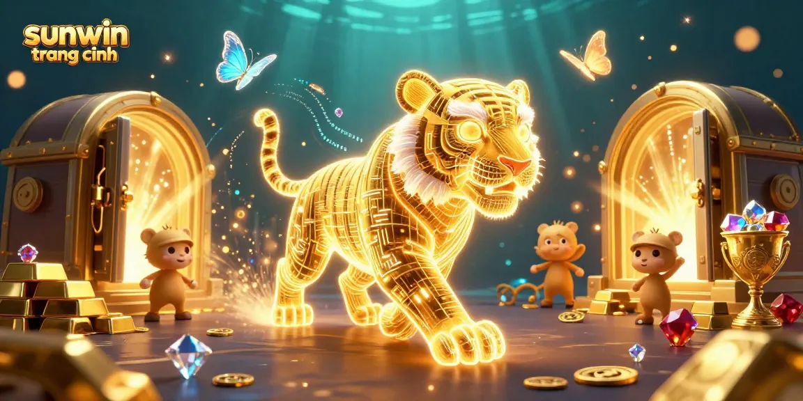 Experience the thrilling fun of sunwin trang chính with vibrant digital casino elements and exciting game symbols