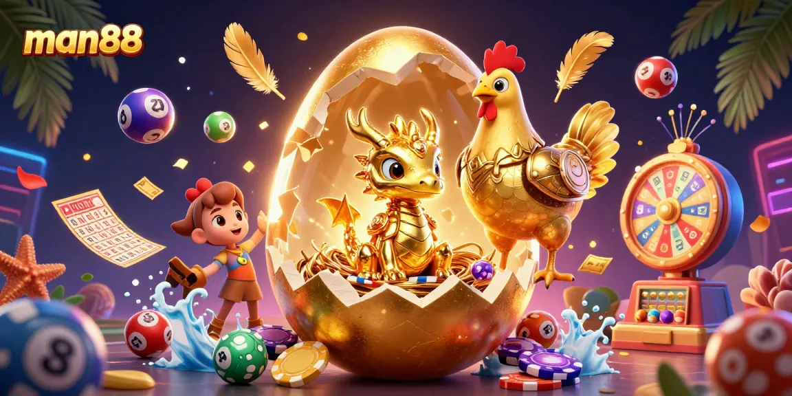 Try your luck with man88 in this exciting casino world with golden dragon treasures!