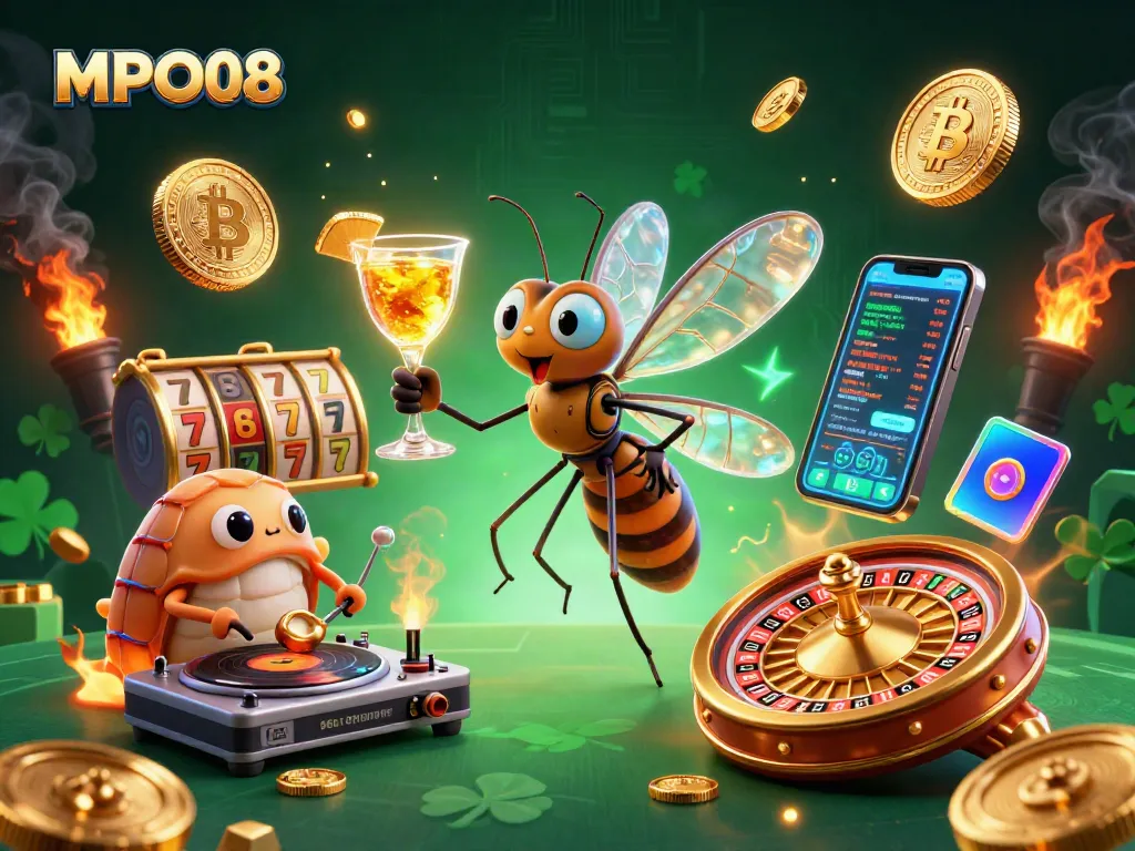MPO08 delivers thrilling casino experiences with vibrant 3D elements and iconic characters in an exciting gambling atmosphere.