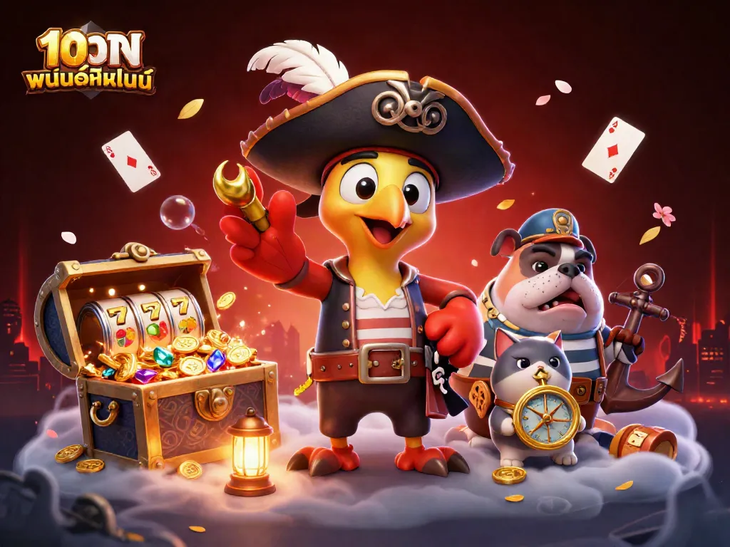 เล่นเกมที่ 10เว็บพนันออนไลน์ พร้อมกับตัวการ์ตูนในคาสิโนสมัยใหม่