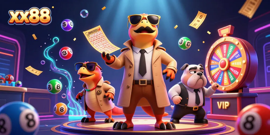 Experience excitement at xx88 with cartoon raptors attempting VIP entry at the casino.