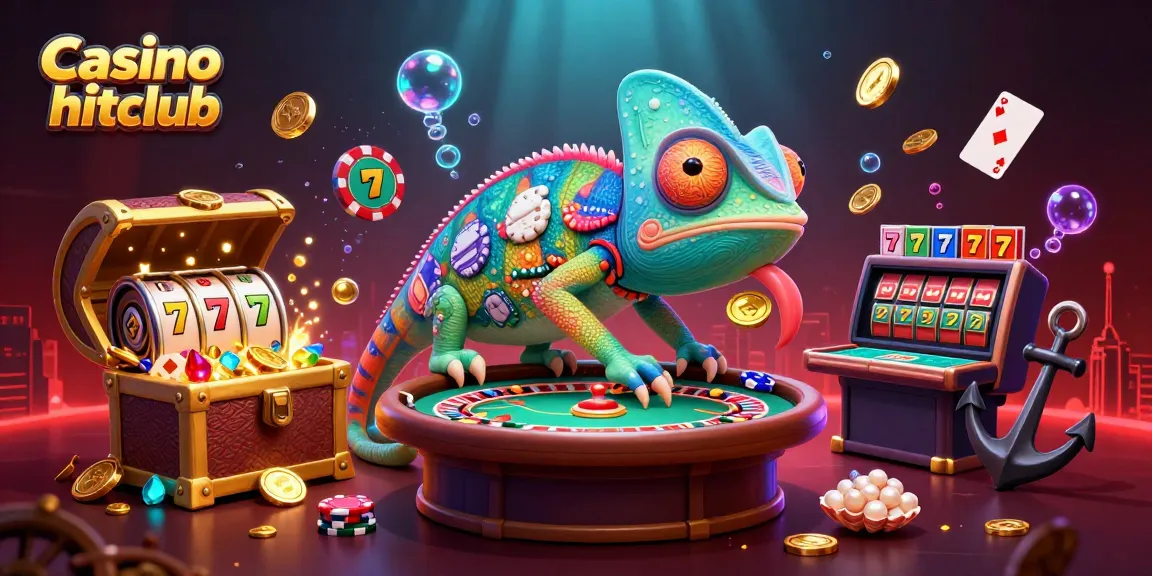 Experience thrilling gameplay at Casino hitclub with dynamic 3D illustrated scenes of vibrant casino culture.