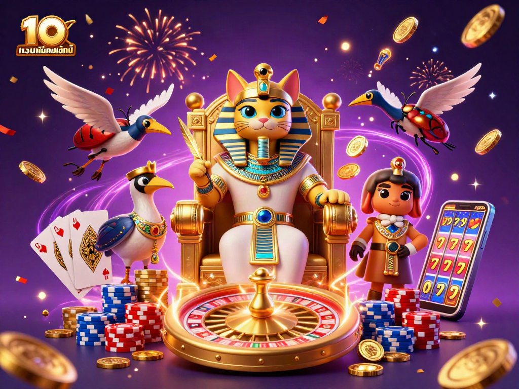 เล่นสล็อตออนไลน์ที่ดีที่สุด 10เว็บพนันออนไลน์ ที่มาพร้อมกับความสนุกและโชคลาภ