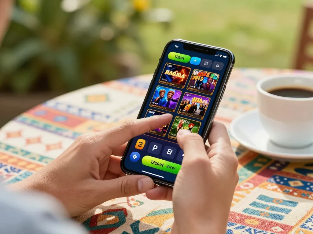 Tham gia ứng dụng casino 12bet trên điện thoại thông minh với các tùy chọn cược năng động.