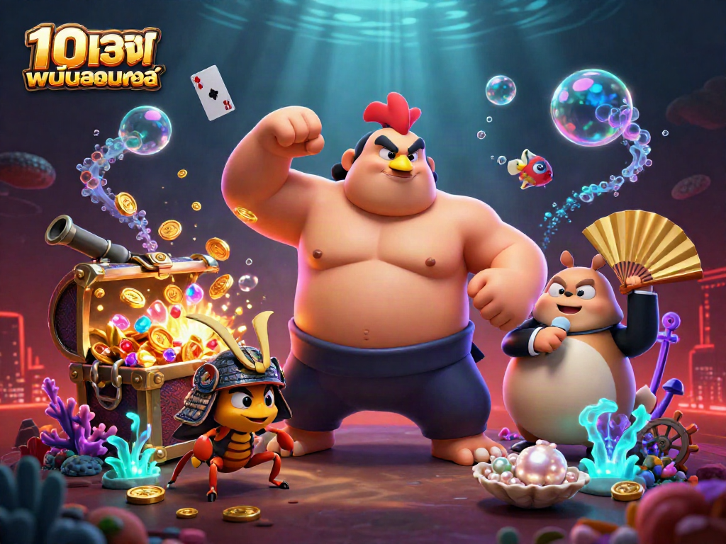 เริ่มต้นเล่น 10เว็บพนันออนไลน์ กับภาพ 3D ของนักสู้ที่สวยงามและของรางวัลมากมาย