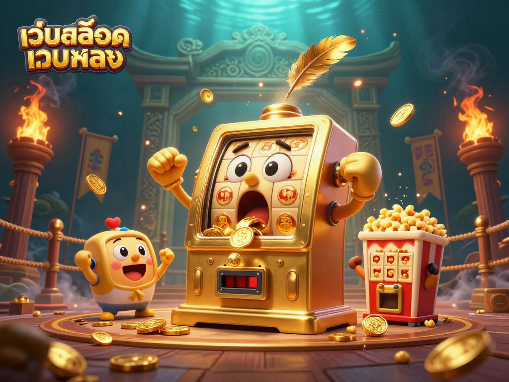เว็บสล็อตเว็บตรง คาสิโนออนไลน์ที่มีสล็อตแมชชีนทองคำจ่ายรางวัลใหญ่บนหน้าจอที่แปลกตา