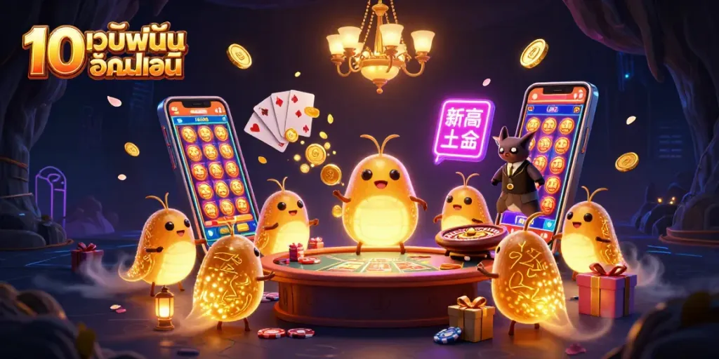 เล่นเกมอย่างสนุกสนานกับ 10เว็บพนันออนไลน์ ที่มีการนำเสนอคาสิโนที่มีบรรยากาศที่น่าสนใจ พร้อมโปรโมชั่นโดนใจผู้เล่น