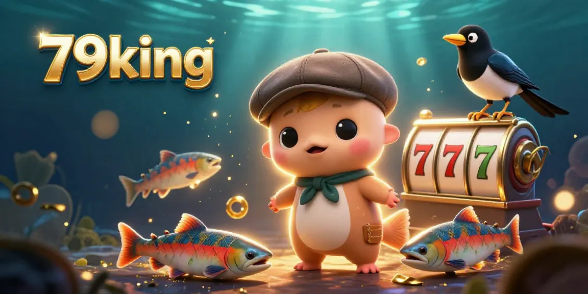 Engage in fun gaming at 79king with captivating characters and vibrant casino elements.