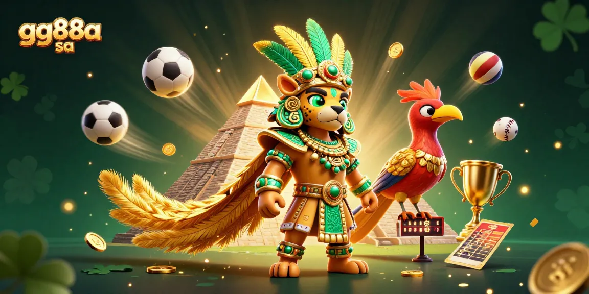 Experience gaming excitement at gg88a sa with a dynamic scene featuring unique characters and sports betting elements.