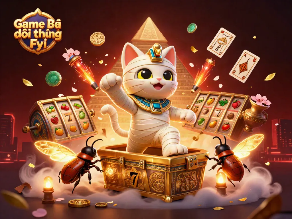 Experience Game Bài Đổi Thưởng Fyi with lively characters and dynamic slot elements