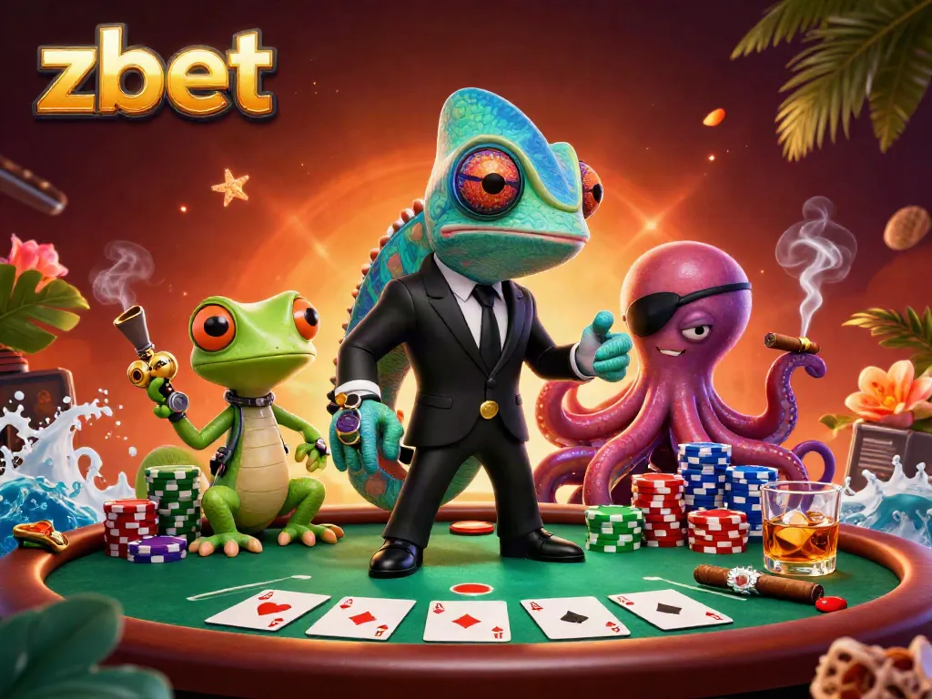 Play poker, win at zbet with engaging characters and vibrant gaming atmosphere.