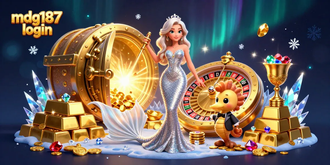 Engage with the thrilling world of mdg187 login as a glamorous woman interacts with a roulette wheel.