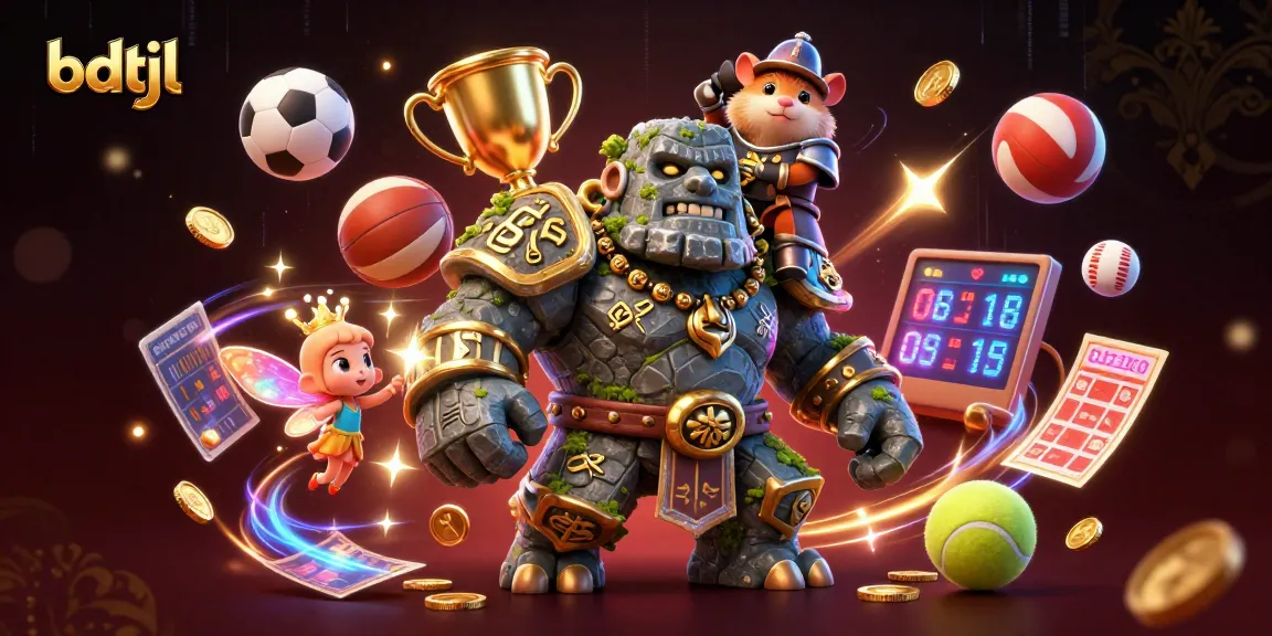 bdtjl invites gamblers to explore vibrant 3D casino scenes filled with magical characters.