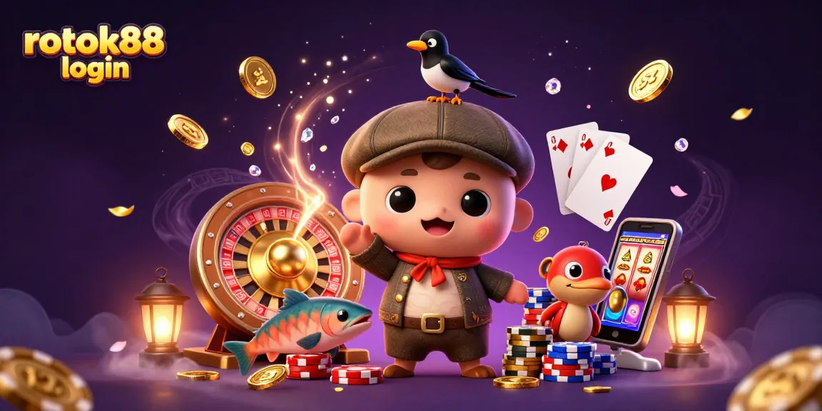 Engage in rokok88 login for thrilling casino adventures with baby Nessie and friends.