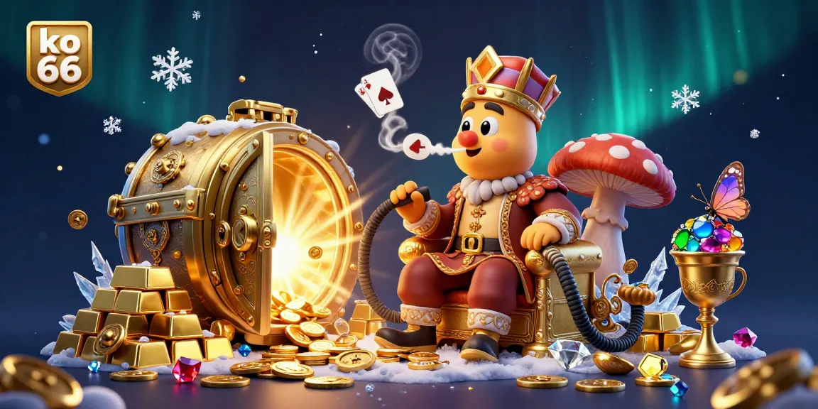 Engage with the enchanting world of ko 66 as vibrant poker symbols emerge from smoke rings.